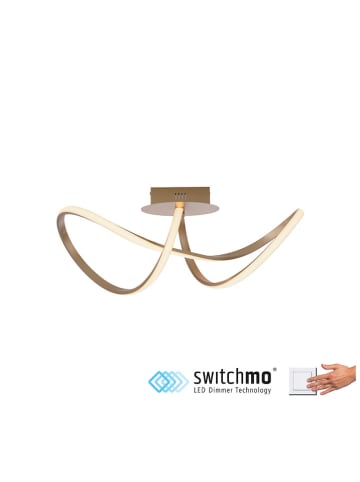 Just Light LED-Deckenleuchte in Gold - (B)61 x (H)24,5 cm