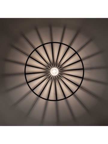 JUST LIGHT. Lampa sufitowa "Spike" w kolorze czarnym - Ø 50 cm