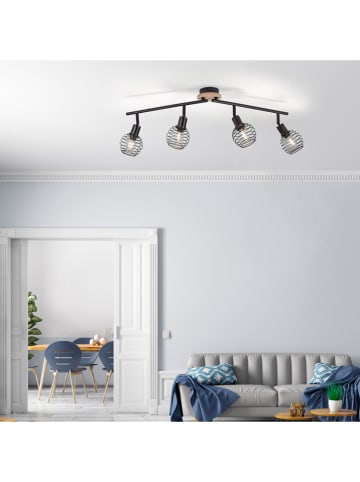 Just Light Lampa sufitowa w kolorze czarnym  - 92 x 67 x 24 cm