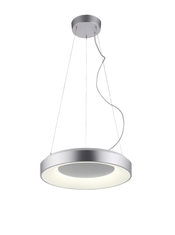 Just Light Ledhanglamp "Keto Anika" zilverkleurig - (H)120 x Ø 48 cm