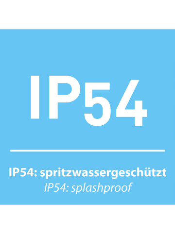 Just Light LED-Tischleuchte "Boteria" in Weiß - (H)37 x Ø 11 cm