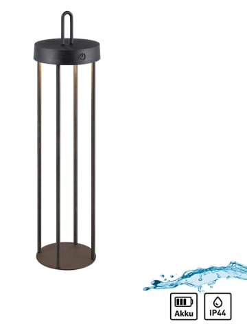 Just Light LED-tafellamp "Anselm" zwart - (H)50,4 x Ø 12,8 cm