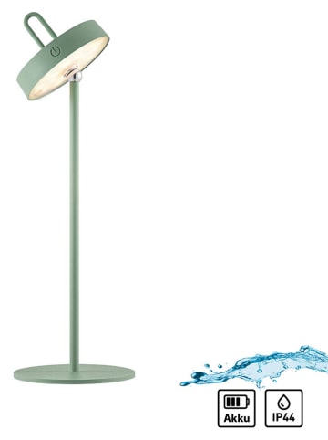 Just Light Lampa stołowa LED "Amag" w kolorze zielonym - wys. 47,2 x Ø 15 cm