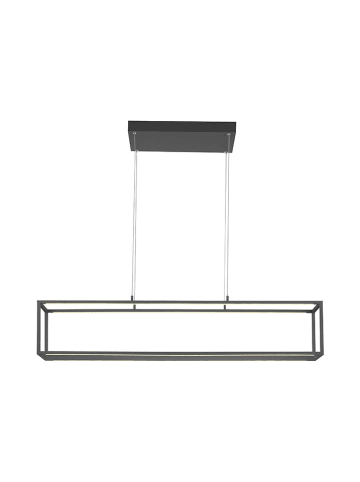 Just Light Lampa wisząca LED "Contura" w kolorze czarnym - 105 x 120 x 20 cm