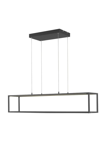 Just Light Lampa wisząca LED "Contura" w kolorze czarnym - 105 x 120 x 20 cm