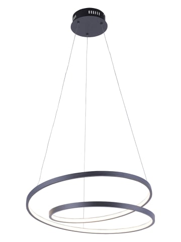 Paul Neuhaus Ledhanglamp "Roman" zwart - Ø 55 cm