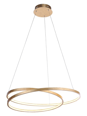 Paul Neuhaus Ledhanglamp "Roman" goudkleurig - Ø 72 cm