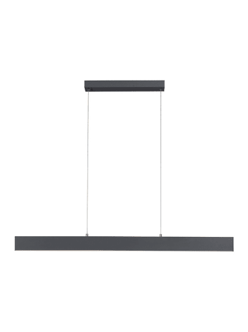 Just Light Lampa wisząca LED "Nila" w kolorze czarnym - 120 x 120 x 6 cm