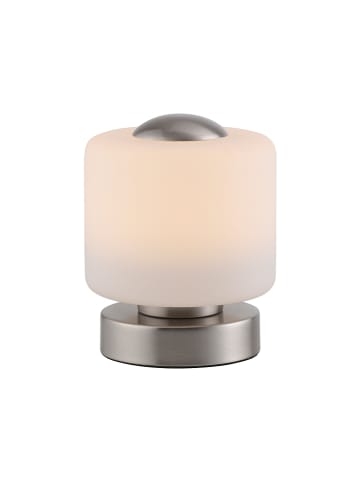 Paul Neuhaus LED-Tischleuchte "Bota" in Silber/ Creme - (B)12 x (H)15 x (T)12 cm