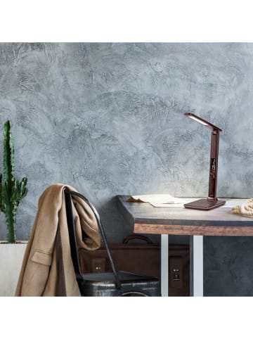 Paul Neuhaus Lampa stołowa LED "Adriano" w kolorze brązowym - wys. 60 cm