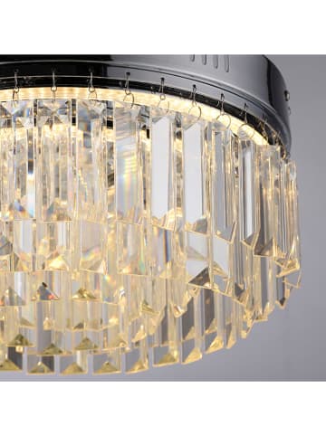 Just Light Ledplafonnière "Krista" zilverkleurig - (H)16 x Ø 32 cm