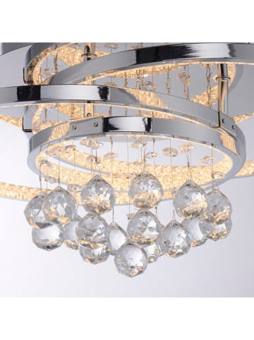 Paul Neuhaus Lampa sufitowa LED w kolorze srebrnym - Ø 45 cm