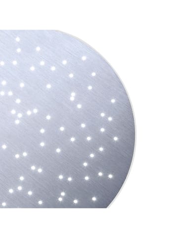Just Light Ledplafonnière "Q-Nightsky" zilverkleurig - (H)5 x Ø 48,5 cm