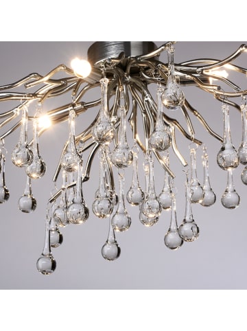 Paul Neuhaus Lampa sufitowa "Icicle" w kolorze srebrnym - wys. 35 x Ø 60 cm