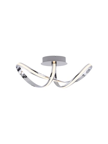 Just Light LED-Deckenleuchte "Melinda" in Silber - (B)64 x (H)25 x (T)25 cm