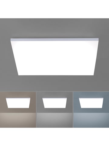 Just Light Lampa sufitowa LED "Frameless" w kolorze białym - 62 x 7 x 62 cm