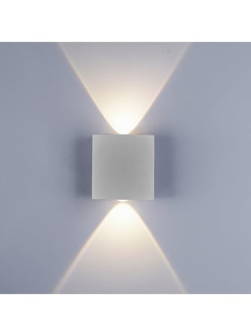 Paul Neuhaus LED-Außenleuchte "Carlo" in Silber - (B)3,2 x (H)7,6 cm