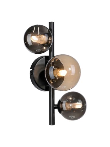 Paul Neuhaus Ledwandlamp zwart - (B)20 x (H)28,5 cm