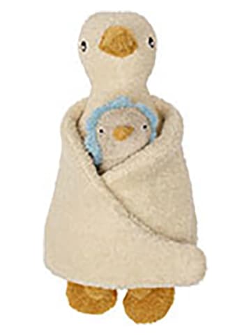 OYOY mini Maskotka "Dora & Baby Dolli Duck" w kolorze kremowym - 0+