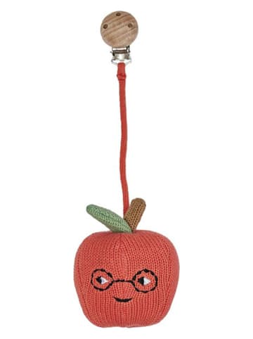 OYOY mini Schnullerkette "Yummy Apple" in Rot