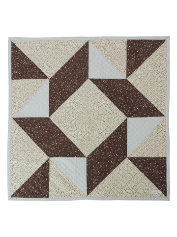 OYOY mini Koc pikowany "Aya" ze wzorem - 156 x 156 cm