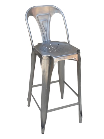 Anticline Krzesło w kolorze srebrnym - 44 x 106 x 47 cm