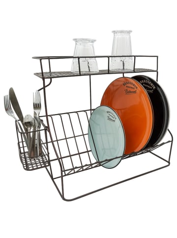 Anticline Abtropfgestell in Braun - (B)40 x (H)40,5 x (T)26,5 cm