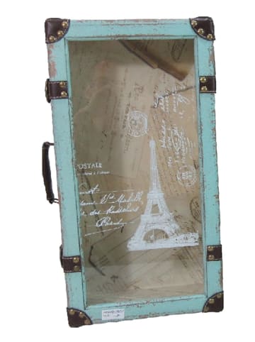 Anticline Wandobjekt in Mint/ Braun - (L)53 x (B)14 cm