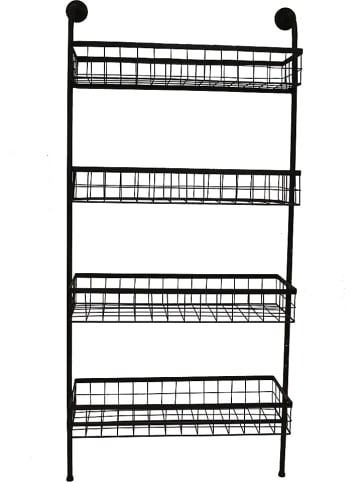 Anticline Regał w kolorze czarnym - 68 x 147 x 25 cm
