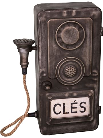 Anticline Schlüsselkasten in Antikbraun - (B)21 x (H)33,5 x (T)9 cm