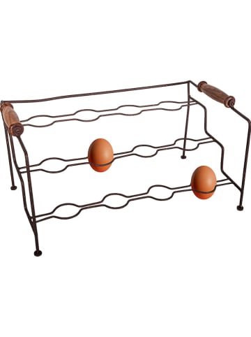 Anticline Eierhouder bruin - (B)33,5 x (H)18 x (D)20 cm