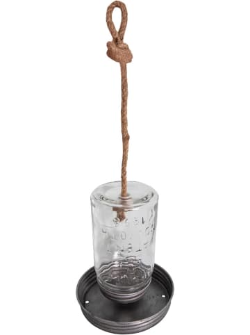 Anticline Vogelhuis transparant/zwart - (B)13 x (H)36 x (D)13 cm