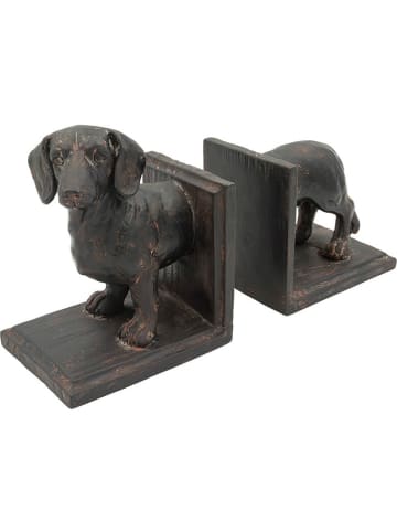 Anticline Boekensteunen zwart - (B)30 x (H)18 x (D)11 cm