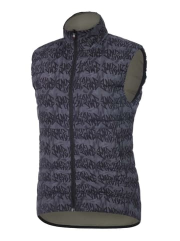 Protective Doorgestikte bodywarmer "Writer" antraciet/kaki