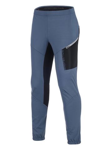 Protective Softshellbroek "Motion" blauw/zwart