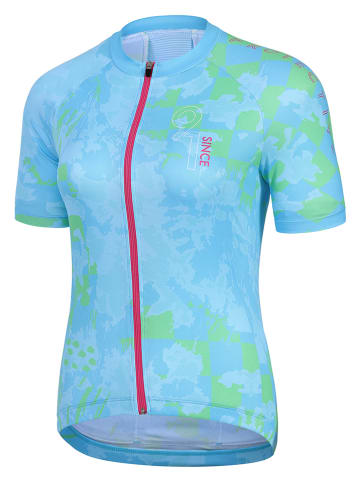 Protective Fietsshirt "Blueberry" lichtblauw