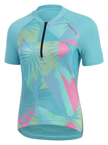 Protective Fietsshirt "Berry Island" turquoise
