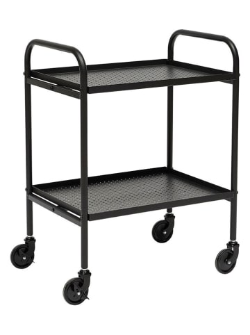 OYOY living design Trolley "Maki" zwart - (B)52 x (H)70 x (D)37,5 cm