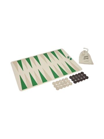 OYOY living design Brettspiel "Backgammon" in Beige - ab 8 Jahren