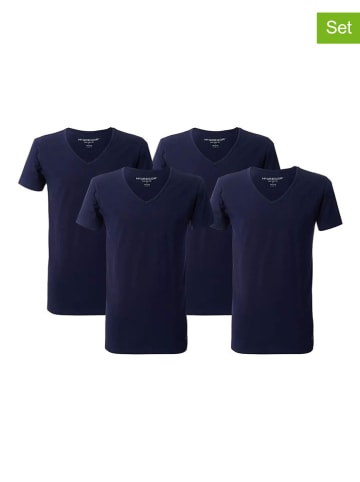 McGregor 4er-Set: Shirts in Dunkelblau