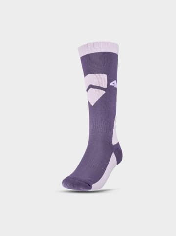 4F Ski-/ Snowboardsocken in Lila