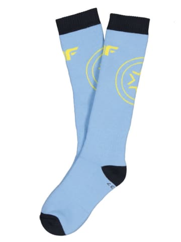 4F Skarpety w kolorze błękitnym