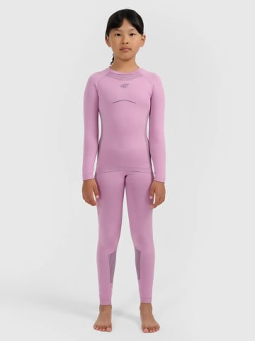 4F 2-częściowy zestaw bielizny termicznej w kolorze jasnoróżowym