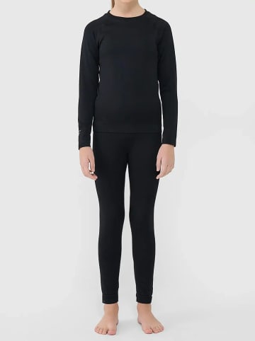 4F 2-delige thermo-ondergoed set zwart