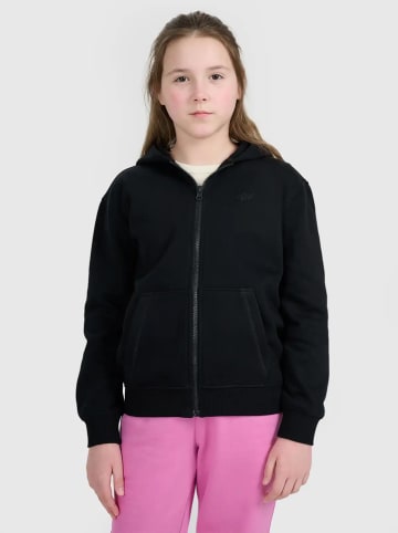 4F Sweatjacke in Schwarz