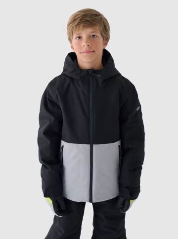 4F Kurtka narciarska w kolorze szaro-czarnym