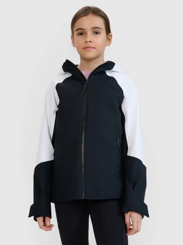 4F Trekkingsjacke in Schwarz/ Weiß