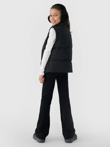 4F Doorgestikte bodywarmer zwart