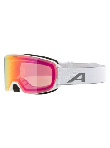 Alpina Ski-/ Snowboardbrille "Nakiska-Q-Lite" in Weiß/ Bunt