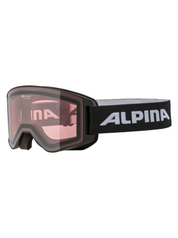 Alpina Ski-/snowboardbril "Narkoja-Q-Lite" zwart/lichtbruin